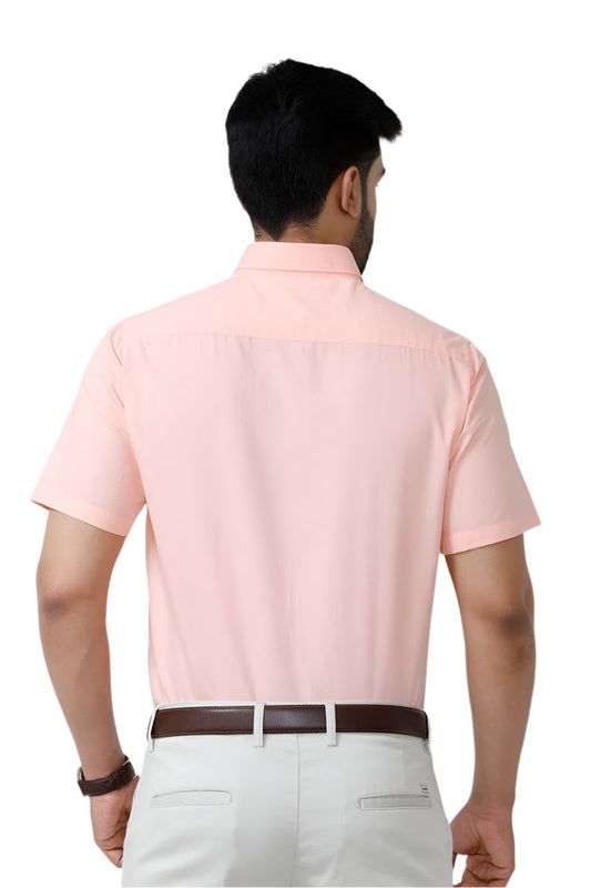 Zurich - Light Orange Formal Shirts for Men | Ariser