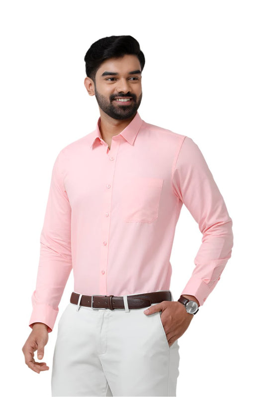 Zurich - Pink Formal Shirts for Men | Ariser