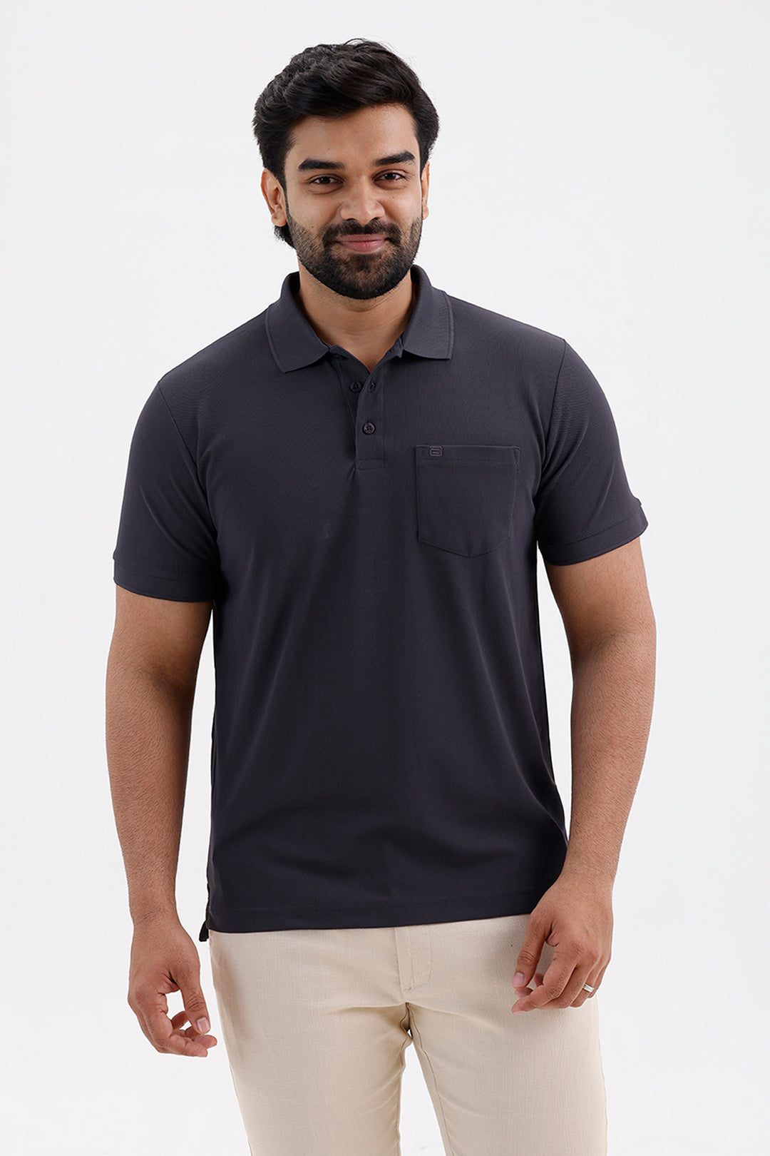 Macro Polo - Anthracite T-Shirts For Men | Ariser