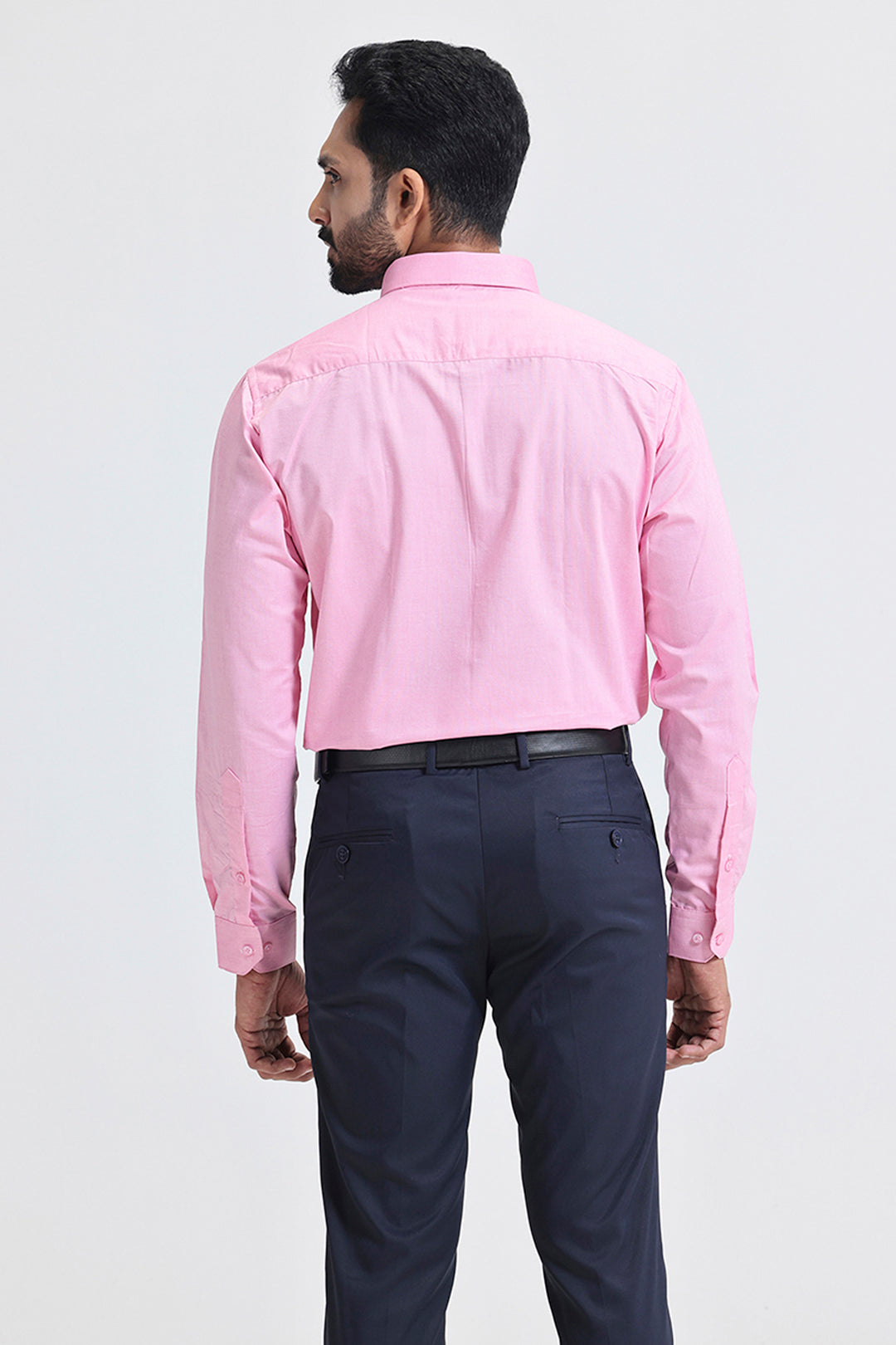 Elegant light pink formal shirt for business meetings