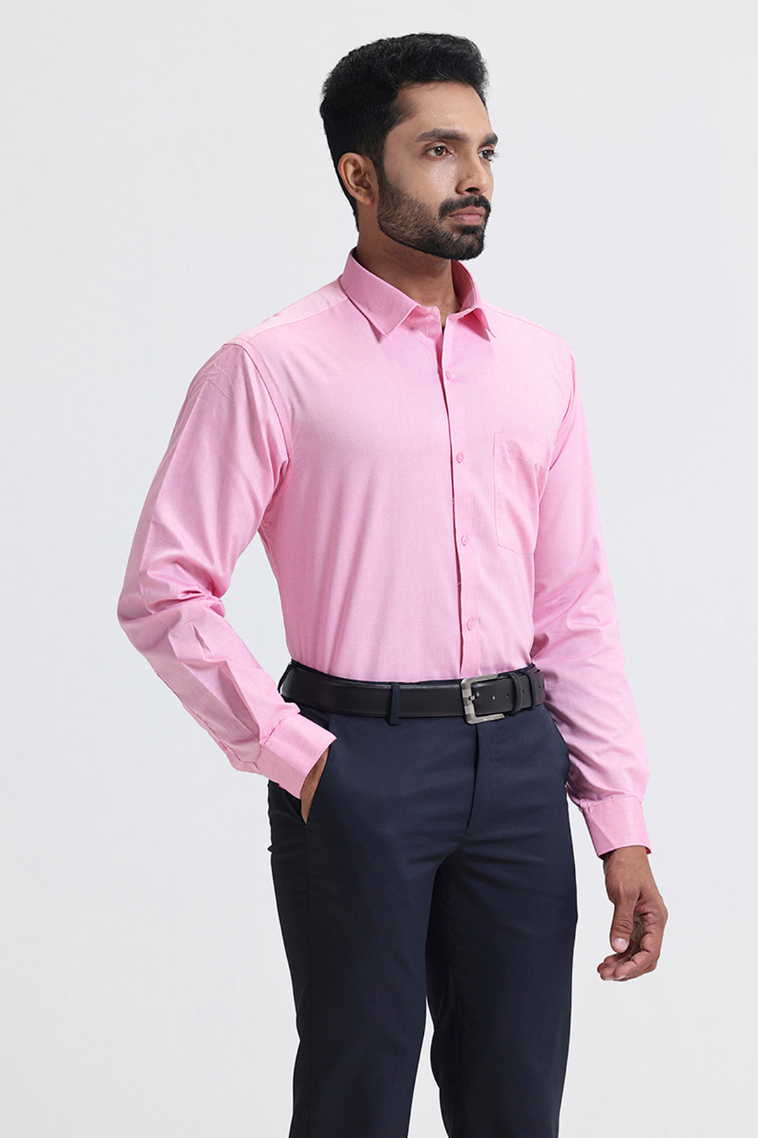 Classic light pink dress shirts for men online