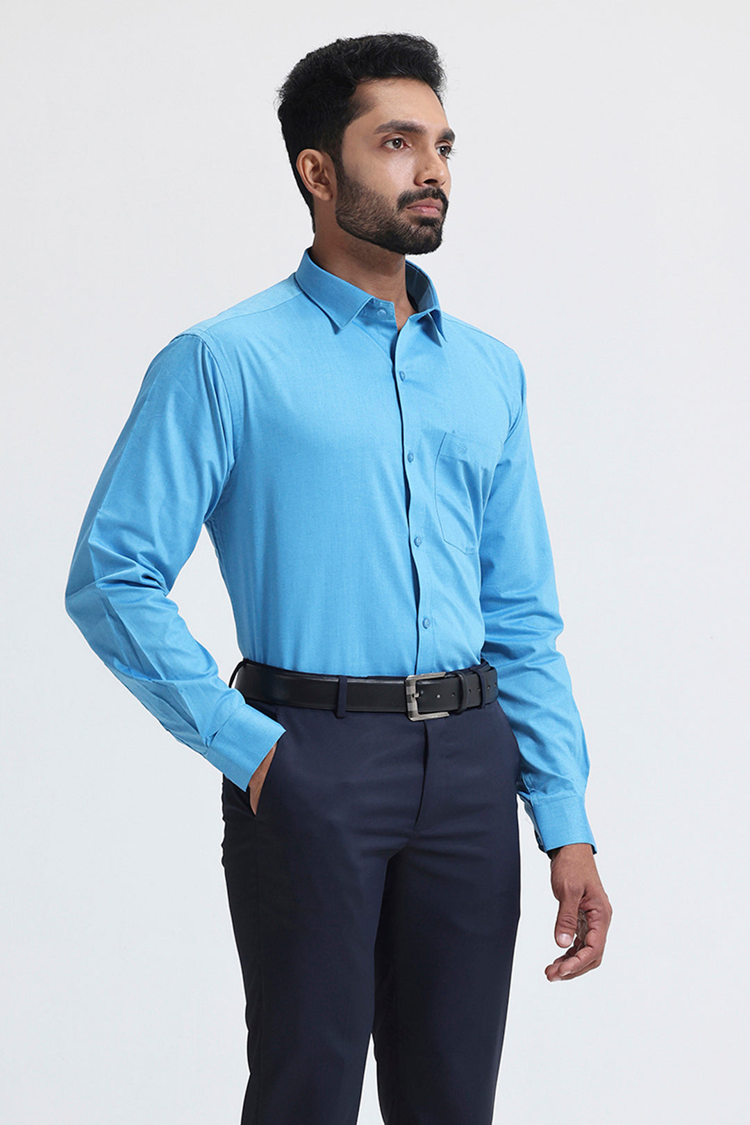 Ariser Verito electric blue men’s dress shirts