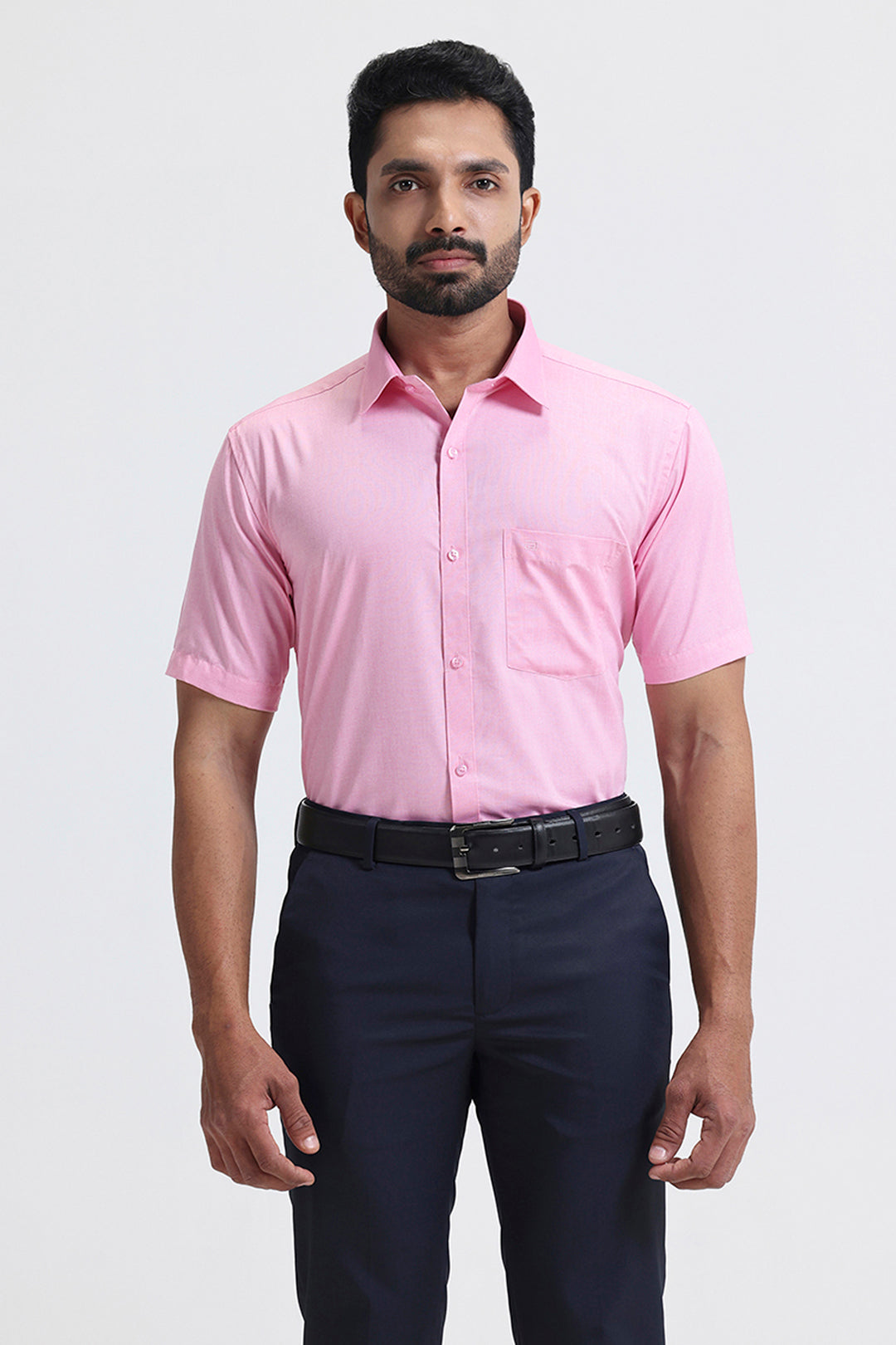 Ariser light pink office wear shirts for men