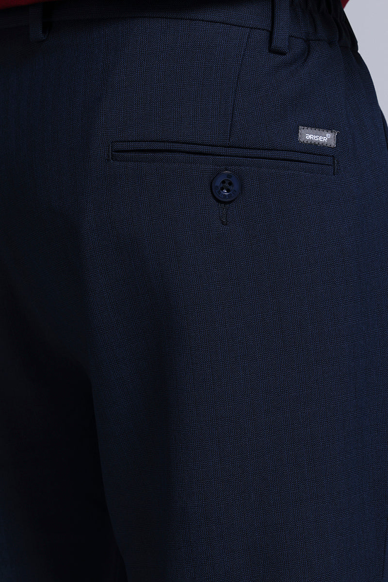 Smart fit trousers formal pants for men.