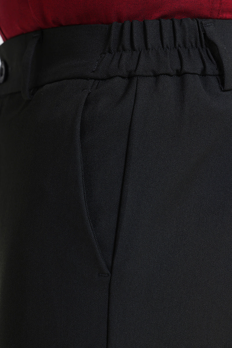Men's stretchable formal trousers.
