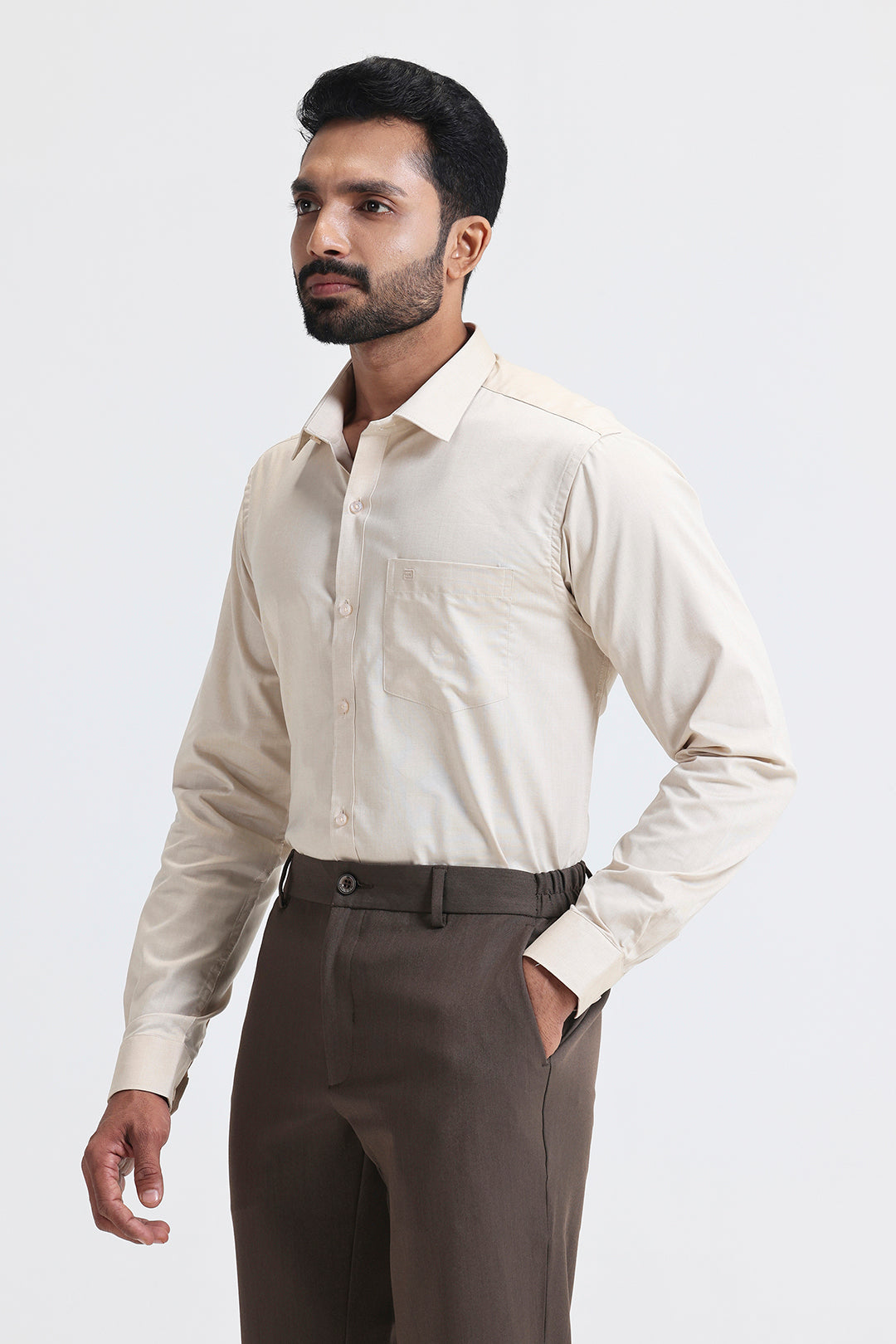 Ariser Verito cream beige professional men’s shirts