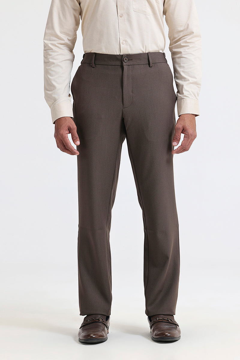 Men's stretchable formal trousers.