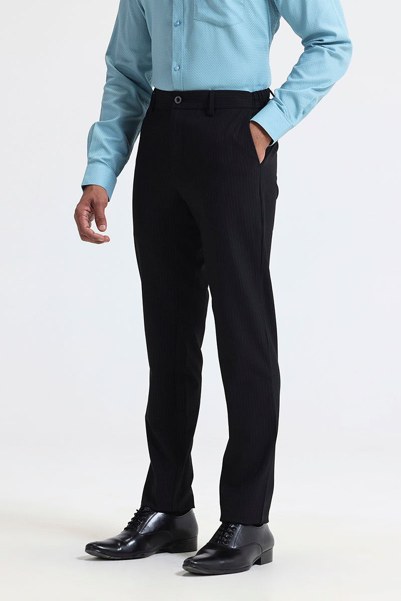 Men's stretchable formal trousers.