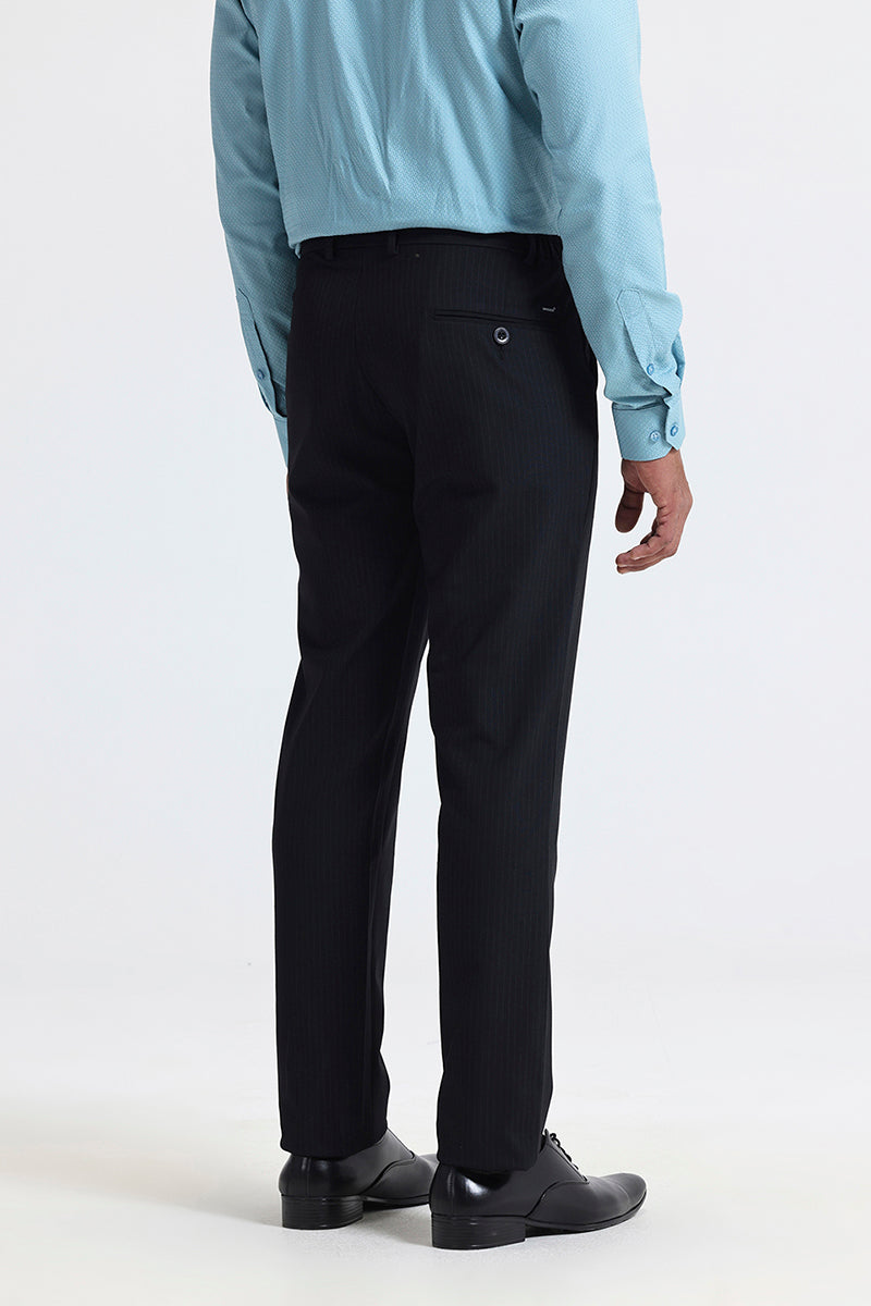 Stylish men’s pinstripe trousers