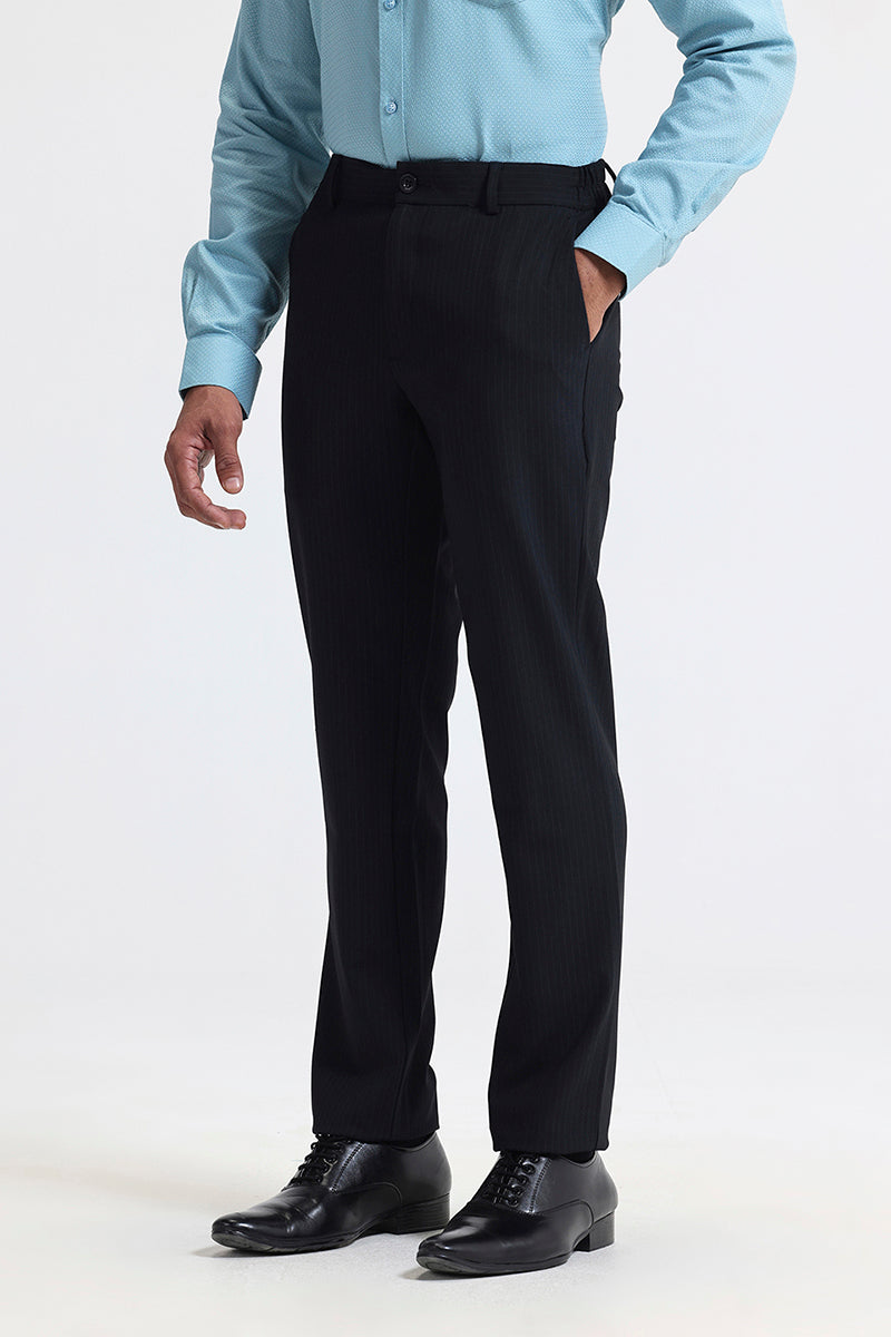 Men's stretchable formal trousers.
