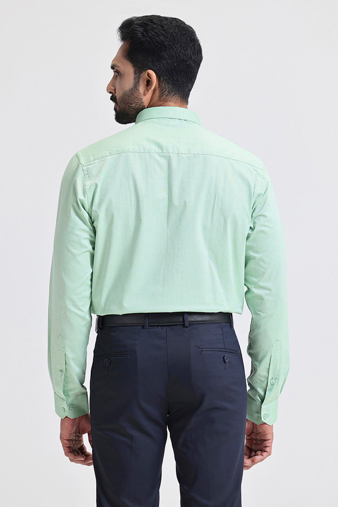 Stylish light mint green shirts for men with perfect fit