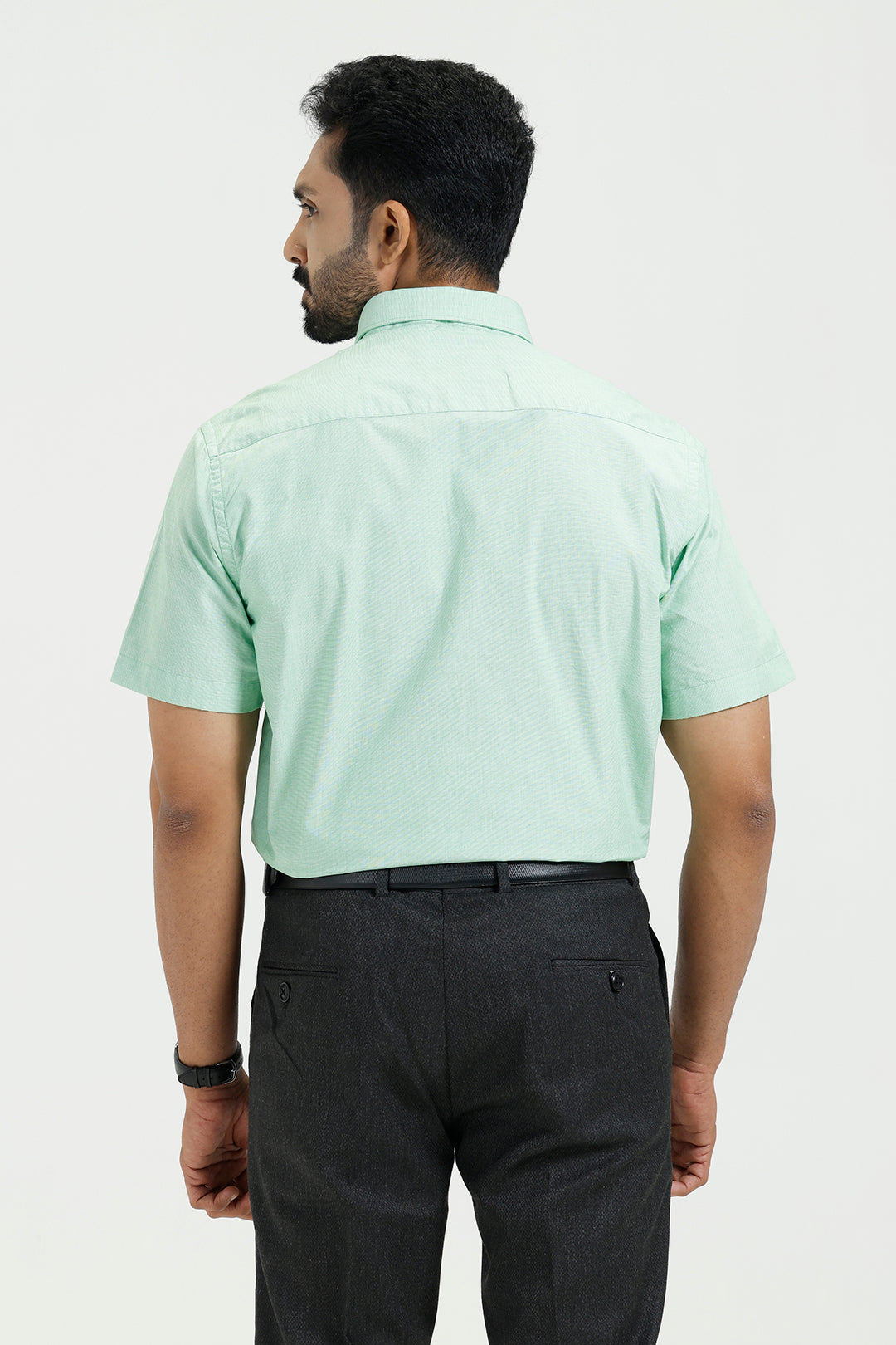 Premium quality mint green formal shirt for office use