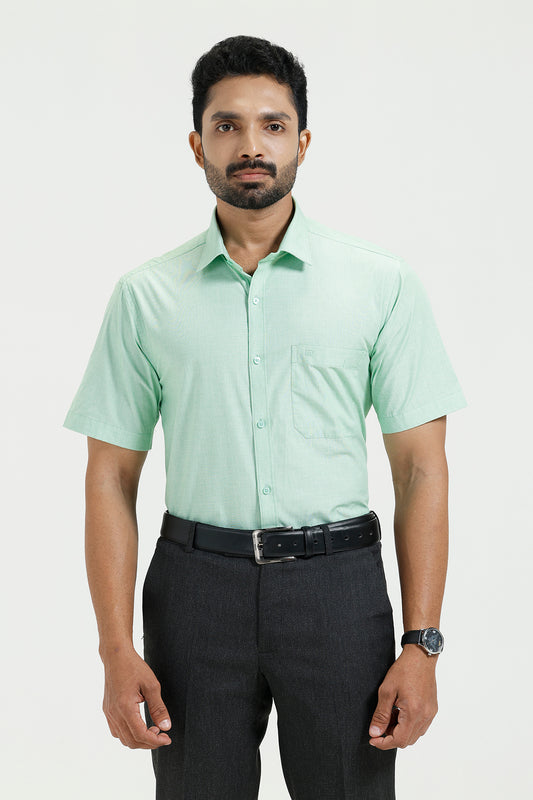 Trendy mint green shirts for men’s corporate fashion