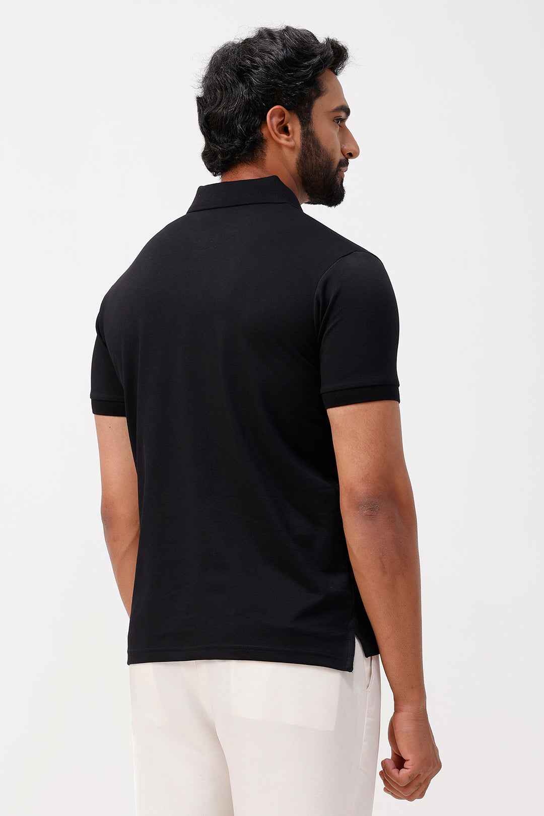Men’s Black Polo T-Shirt