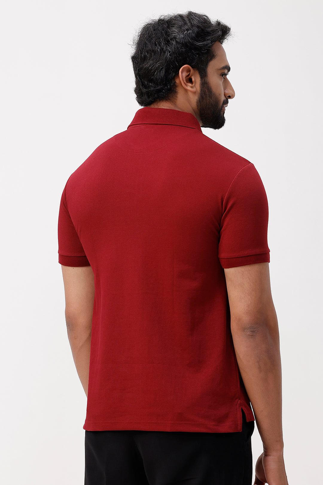 polo t-shirt with pocket.