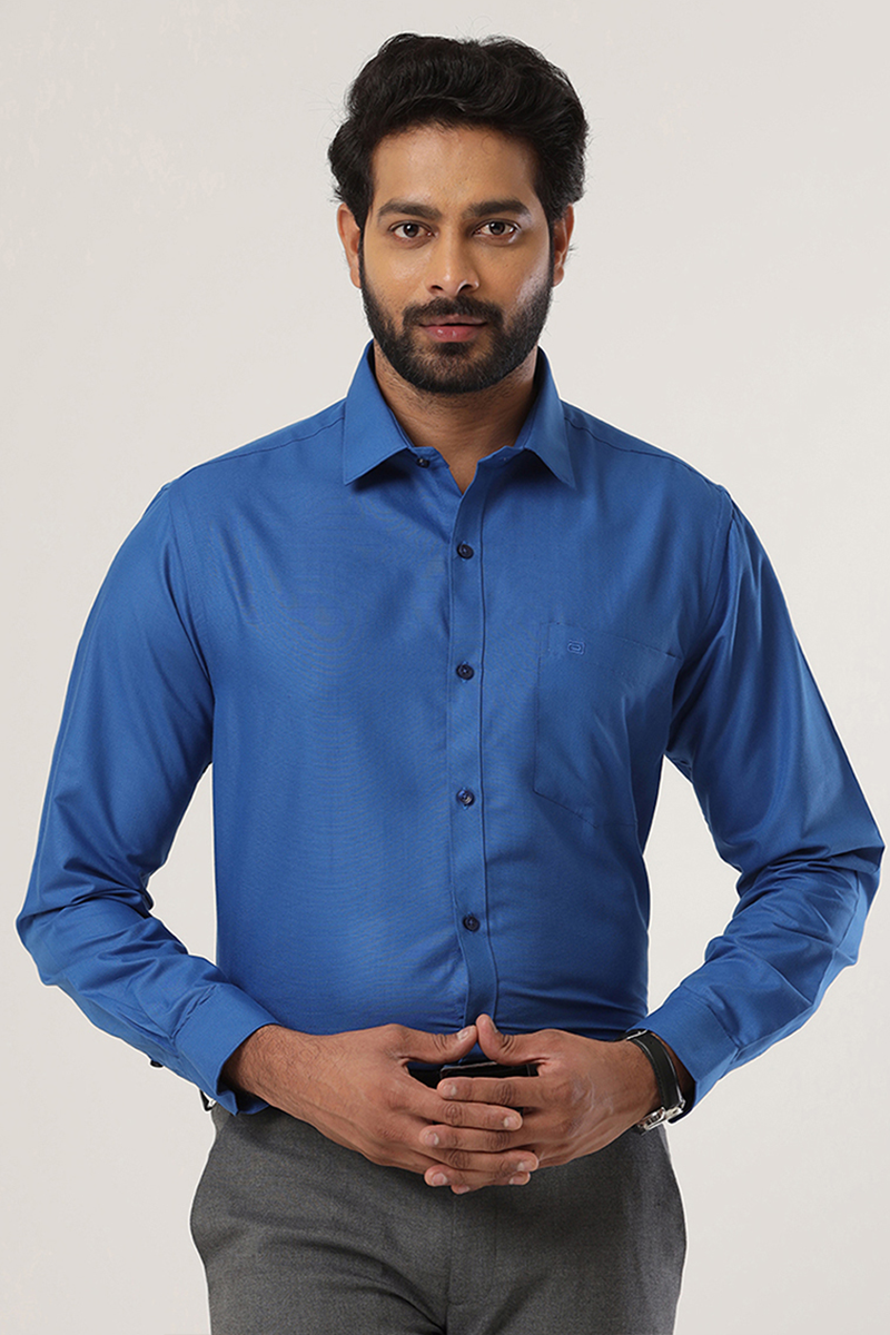 FSI Men's Classic Dress Shirt - Powder Blue main image 1