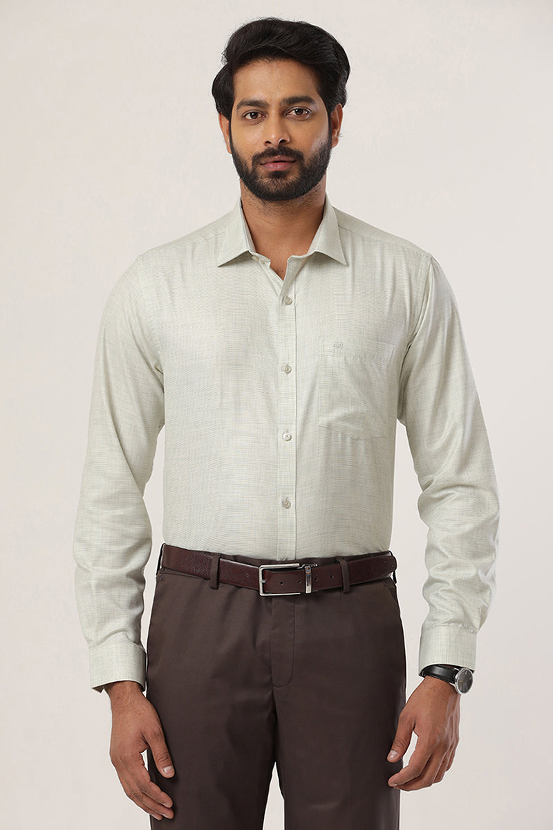 Buy Cardiff Light Green Formal Shirt For Men | Formal Shirts for Men