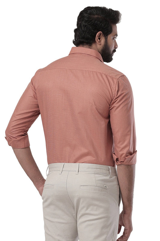 Super Soft - Yam Orange Formal Shirts for Men | Ariser