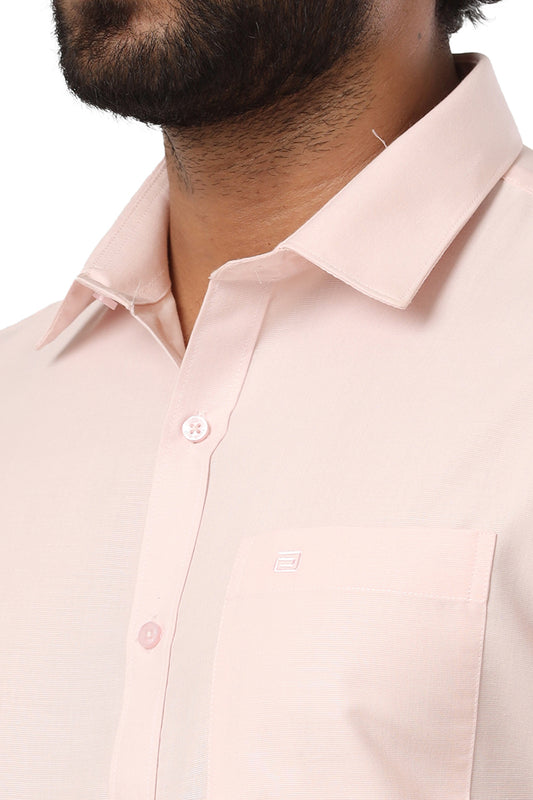 Super Soft -  Lemonade Pink Formal Shirts for Men | Ariser