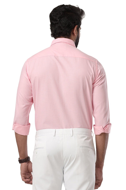 Super Soft - Baby Pink Formal Shirts for Men | Ariser