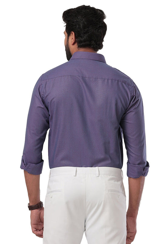 Super Soft - Iris Purple Formal Shirts for Men | Ariser