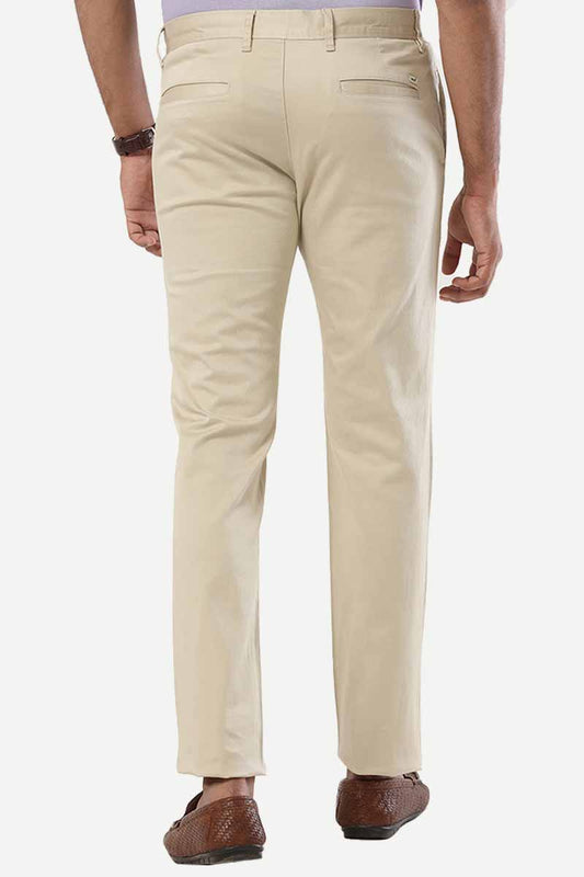Basic Chino - Light Beige Trouser For Men | Ariser