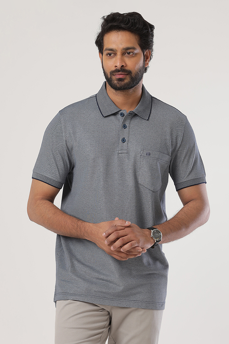 Golf Polo Iron Gray T-Shirts For Men Ariser