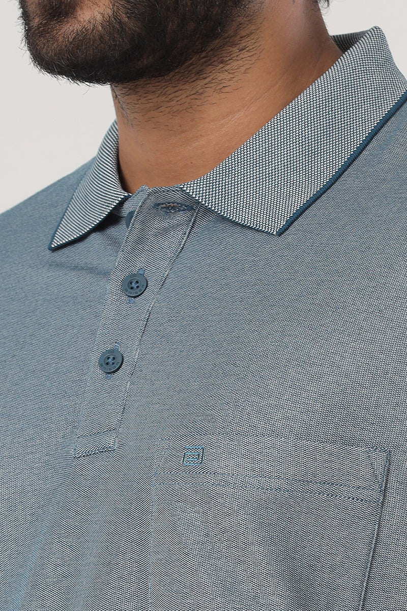 Golf Polo Marble Blue T-Shirts For Men Ariser - Main Image