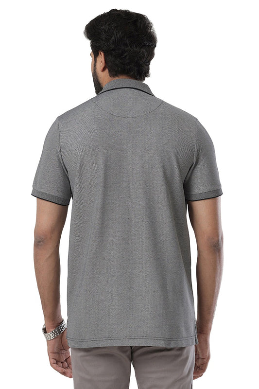 Golf Polo  - Black Gray T-Shirts For Men | Ariser