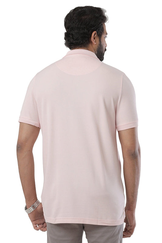 Golf Polo - Baby Pink T-Shirts For Men | Ariser