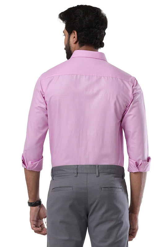 Super Soft -Taffy Pink Formal Shirts for Men | Ariser