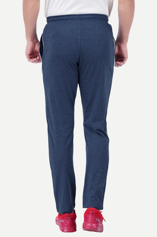 Track Pant - Blue Jogging Bottoms For Mens | Ariser