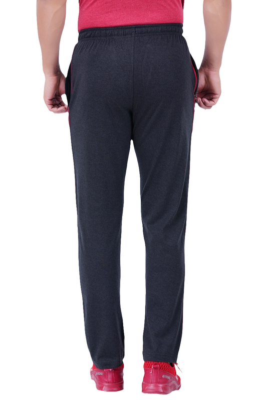 Track Pant - Charcoal Jogging bottoms For Mens | Ariser