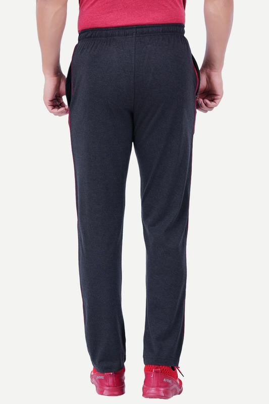 Track Pant - Charcoal Jogging Bottoms For Mens | Ariser