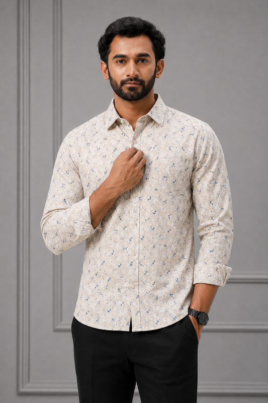 Floral patterned shirt