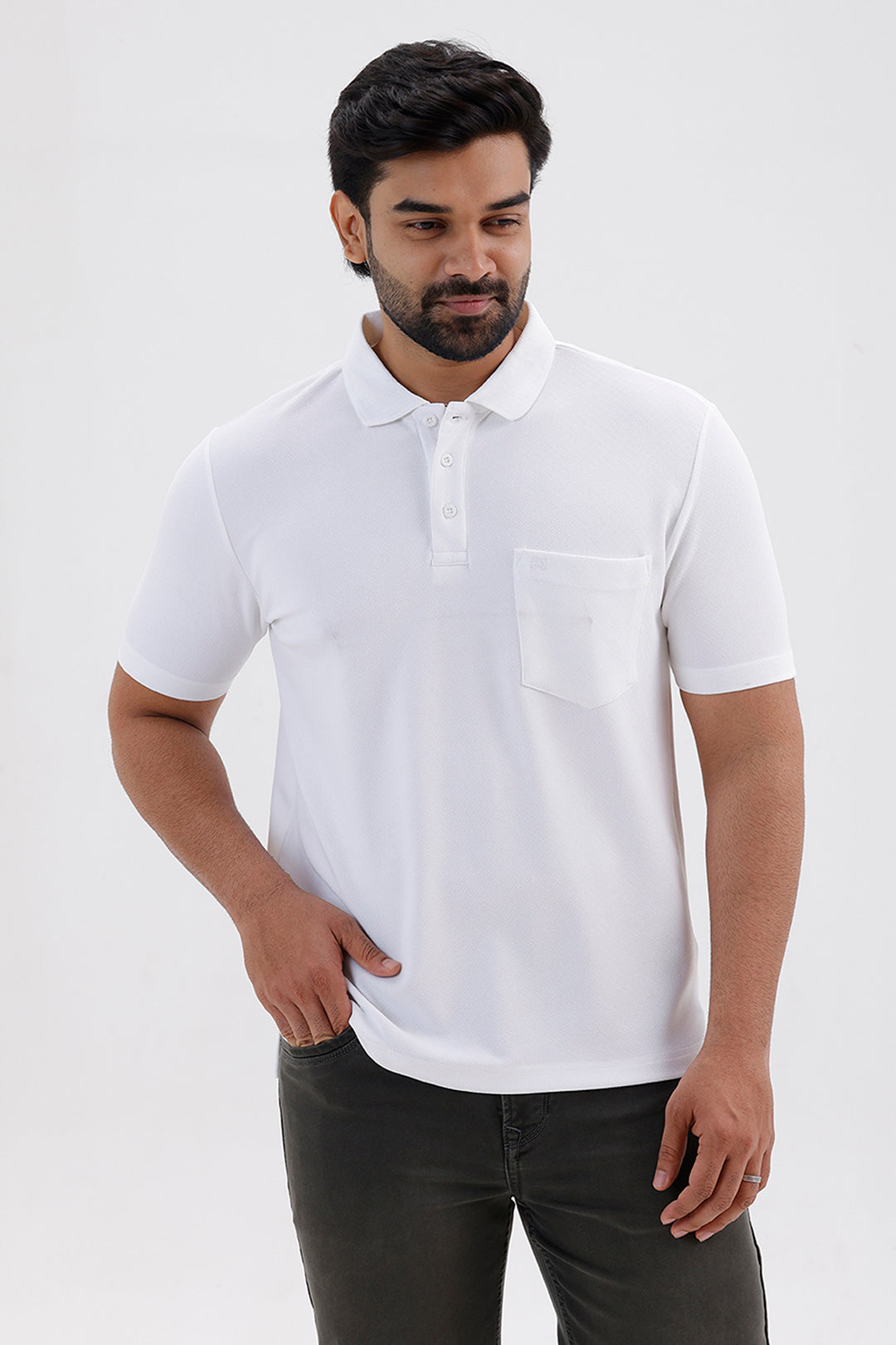 Ariser Cripe Polo White T-Shirt for Men