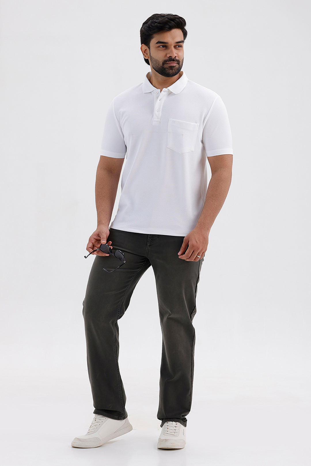 Cripe Polo Men's White Cotton T-Shirt
