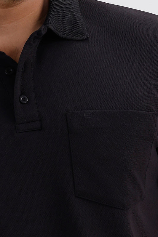 Men's Cripe Polo Black T-Shirt