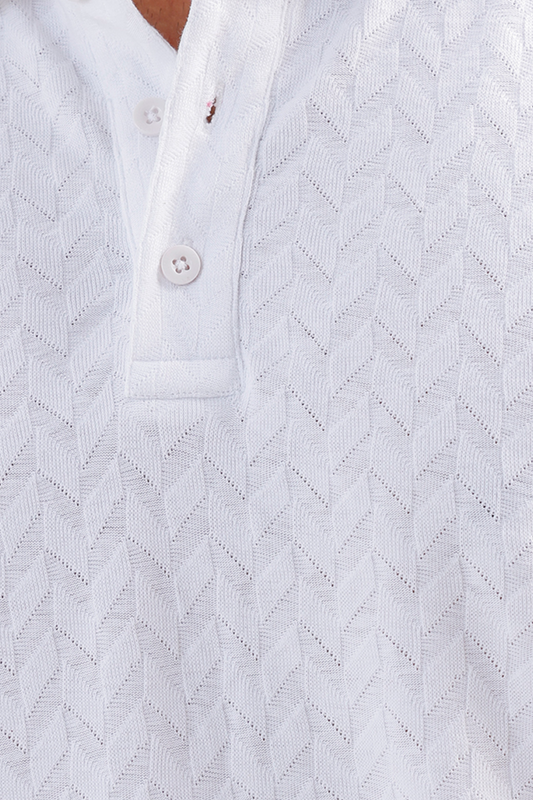 Fashion Polo + Monaco - Pure White T-Shirt With Dark Navy Trouser Combo For Men | Ariser