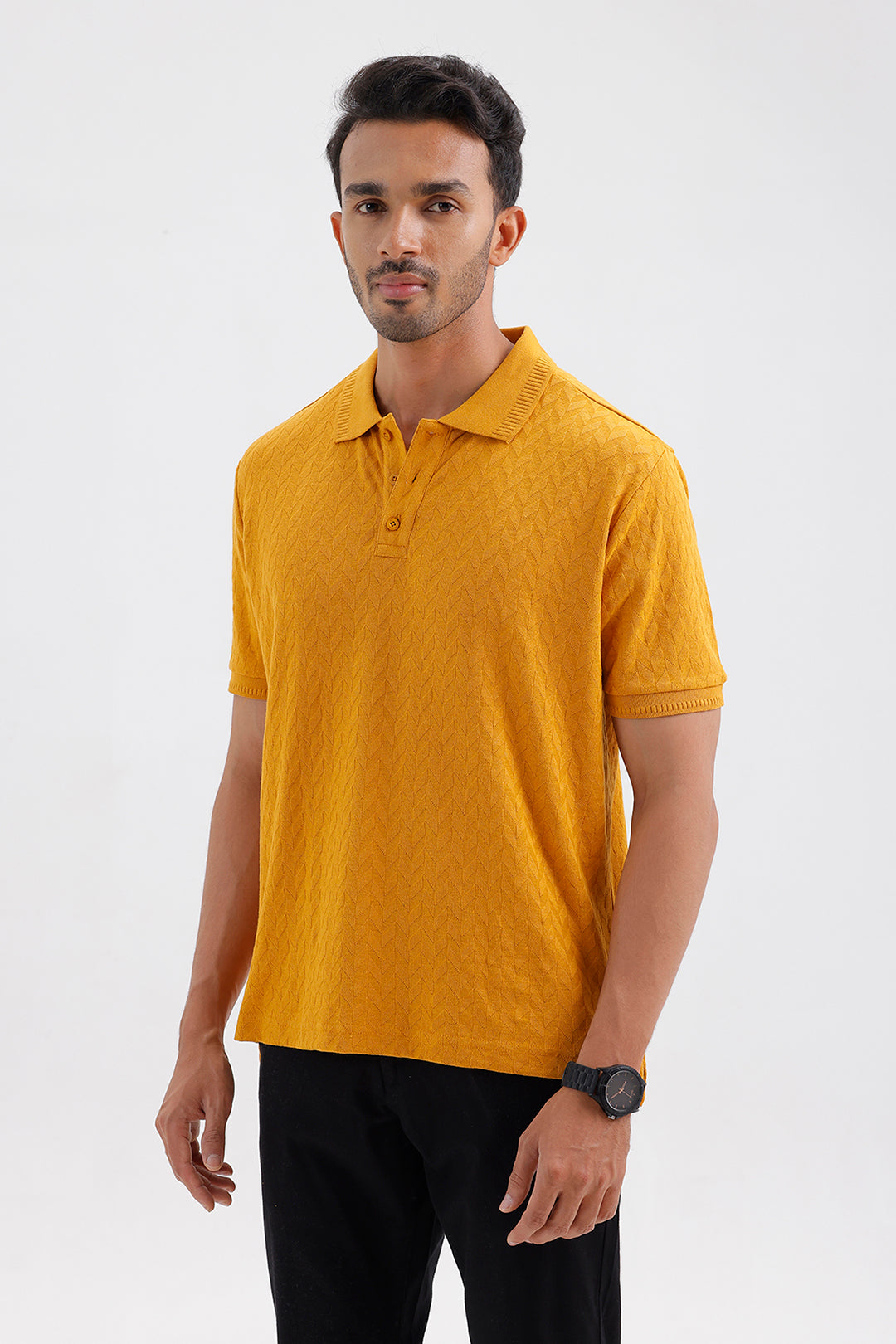 Stylish Vintage Mustard Fashion Polo Men's T-Shirt