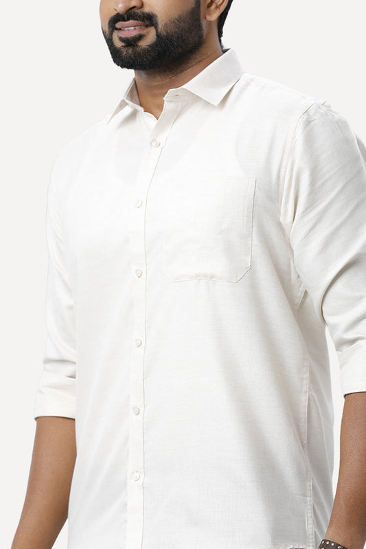 Armani - Light Beige Formal Shirts for Men | Ariser