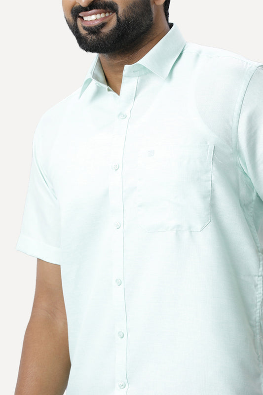 Armani - Light Green Formal Shirts for Men | Ariser