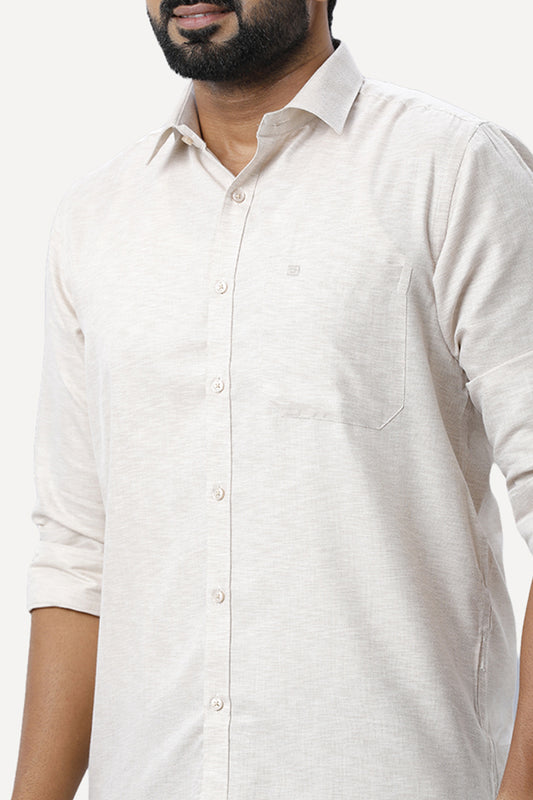 Armani - Desert Tan Formal Shirts for Men | Ariser