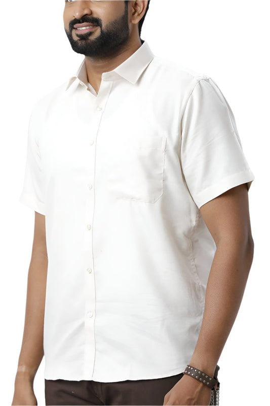 Armani - Light Beige Formal Shirts for Men | Ariser