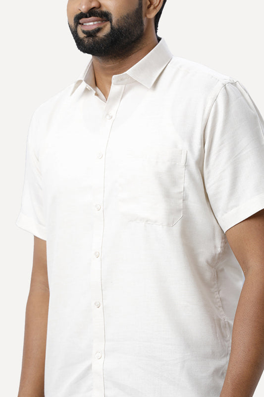 Armani - Light Beige Formal Shirts for Men | Ariser