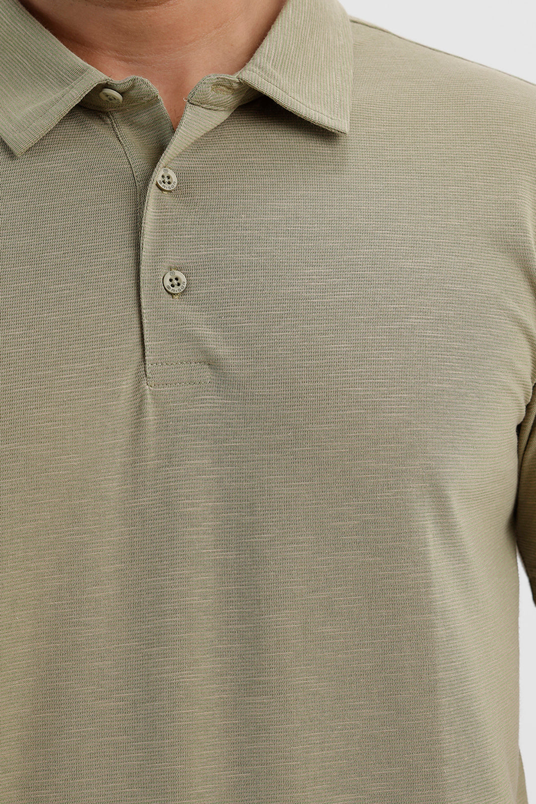 Men's Olive Sage Green Kent Polo T-Shirt