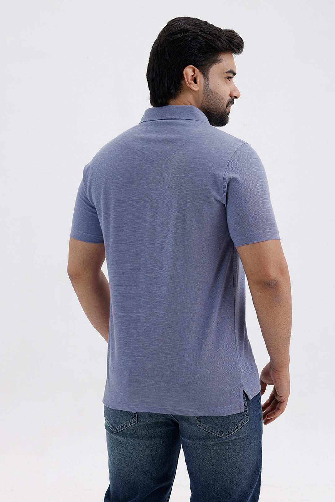 Stylish Dusty Blue Kent Polo Men's T-Shirt