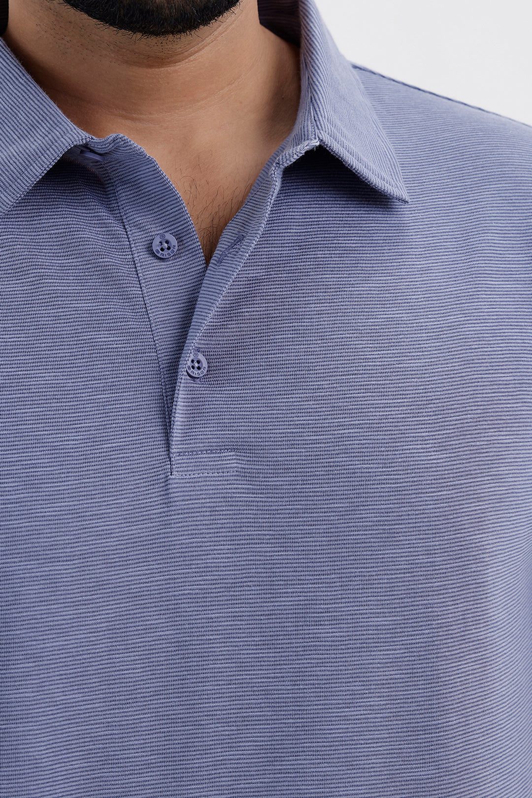 Men's Dusty Blue Kent Polo T-Shirt